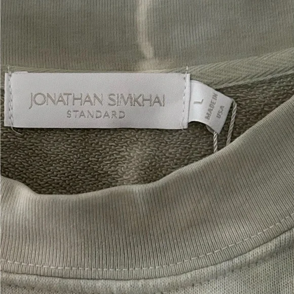 🌟 HP 🌟 NWT Jonathan Simkhai Eucalyptus Tie-Dye Sweatshirt - Picture 2 of 8